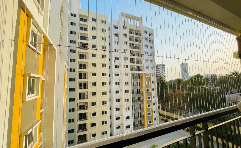 Invisible Grill for Balconies In Bangalore